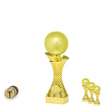 Fußball auf goldenem Säulenständer