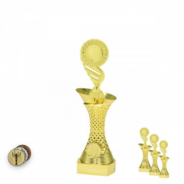 Allgemein auf goldenem Säulenständer