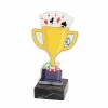 Pokerpokal Acryl-Trophäe
