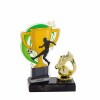 Fußballpokal Acryl-Trophäe mit Figur