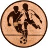 Fußball (Männer) Emblem silber 25 mm
