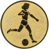 Fußball (Frauen) Emblem gold 25 mm