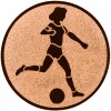 Fußball (Frauen) Emblem gold 25 mm