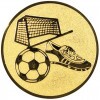Fußball (Schuhe, Ball) Emblem gold 25 mm