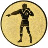 Fußball (Schiedsrichterpfiff) Emblem bronze 25 mm