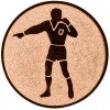 Fußball (Schiedsrichterpfiff) Emblem bronze 25 mm