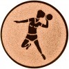 Handball (Frauen) Emblem gold 25 mm