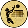Volleyball (Frauen) Emblem gold 25 mm