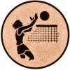 Volleyball (Frauen) Emblem gold 25 mm
