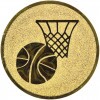 Basketball Emblem gold 25 mm