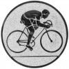 Radfahren (Straße) Emblem silber 50 mm