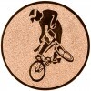 Radfahren (BMX) Emblem gold 25 mm