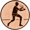 Tennis (Männer) Emblem gold 25 mm