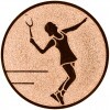 Tennis (Frauen) Emblem bronze 25 mm