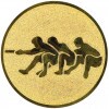 Tauziehen Emblem bronze 25 mm