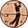 Golf Emblem bronze 25 mm