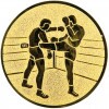 Kickboxen Emblem gold 50 mm