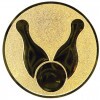 Bowling Emblem gold 50 mm