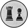 Schach Emblem bronze 50 mm