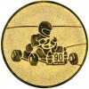 Go-Kart Emblem silber 50 mm
