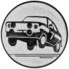 Rallye Emblem silber 50 mm