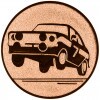 Rallye Emblem silber 50 mm