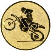 Moto-Cross Emblem gold 25 mm