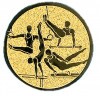 Gymnastik Emblem bronze 25 mm