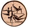 Gymnastik Emblem bronze 25 mm