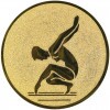 Gymnastik (Frauen) Emblem gold 50 mm