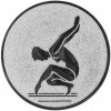 Gymnastik (Frauen) Emblem gold 50 mm