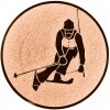 Ski Alpin Emblem gold 25 mm