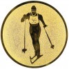 Skilanglauf Emblem gold 25 mm