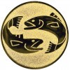 Angeln (Fisch) Emblem bronze 50 mm