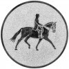 Reitsport (Dressur) Emblem silber 50 mm