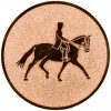 Reitsport (Dressur) Emblem silber 50 mm