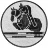 Reiten (Springen) Emblem gold 50 mm