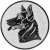 Hund Emblem gold 50 mm