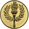 Fackel Emblem gold 50 mm