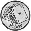 Poker Emblem gold 25 mm