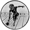 Bowling (Damen) Emblem gold 25 mm