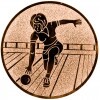 Bowling (Damen) Emblem gold 25 mm