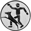 Hundetraining Emblem bronze 25 mm