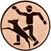 Hundetraining Emblem bronze 25 mm