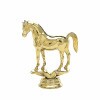 Pferd reiten) Goldfigur