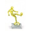 Fußball (männlicher Spieler) Goldfigur mit Basis