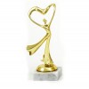 Tanz (modern) Goldfigur mit Basis