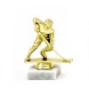 Hockeyspieler Goldfigur mit Basis
