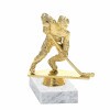 Hockeyspieler Goldfigur mit Basis