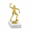 Tischtennisspieler Goldfigur mit Basis